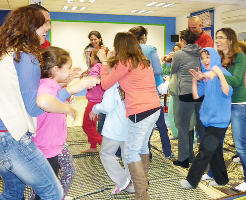 yoga laughter for parents and kids